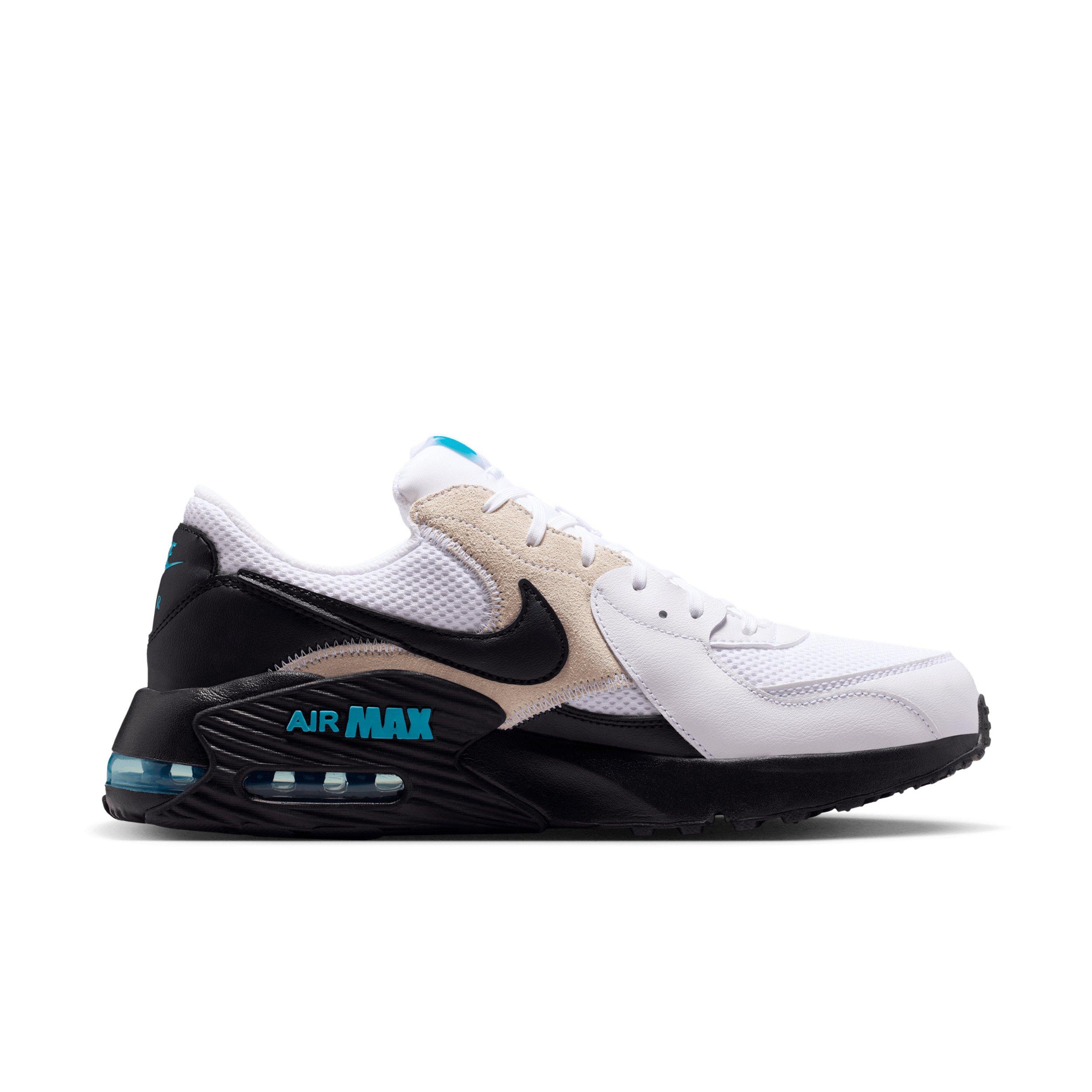 Nike Air Max Excee "White/Black/Light Current Blue/Gamma Blue" Men's Shoe - WHITE/BLACK/LT BLUE/BLUE
